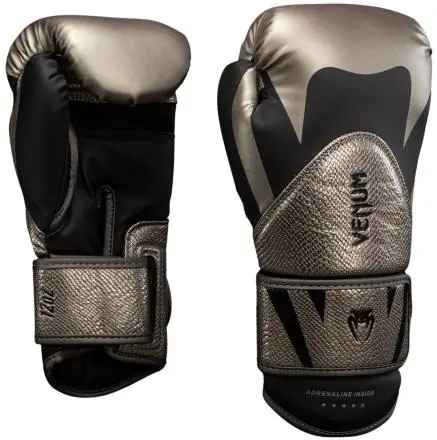 Boxerské rukavice VENUM Challenger 4.0 Scales stříbrné/černé Levný