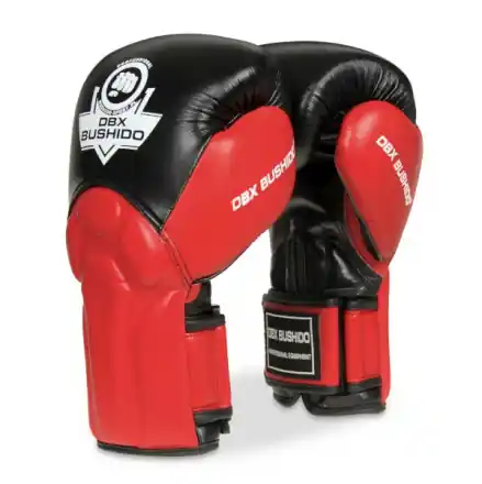 Boxerské rukavice BB1 - přírodní kůže DBX BUSHIDO Sleva