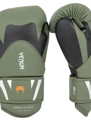 Boxerské rukavice VENUM Challenger 4.0 khaki/černá Jen Po Omezenou Doba