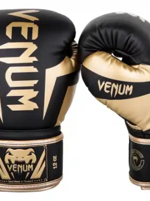Finální Výprodej Boxerské rukavice VENUM Elite černé/zlaté