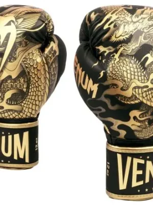 Sleva Boxerské rukavice VENUM Dragon's Flight Černo/bronzová vel. 12 oz
