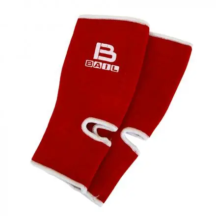 Vysoce Kvalitní Fixační bandáž na Kotník BAIL bílo červená L/XL