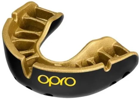 Chránič zubů OPRO GOLD JUNIOR černo-zlatá Akce
