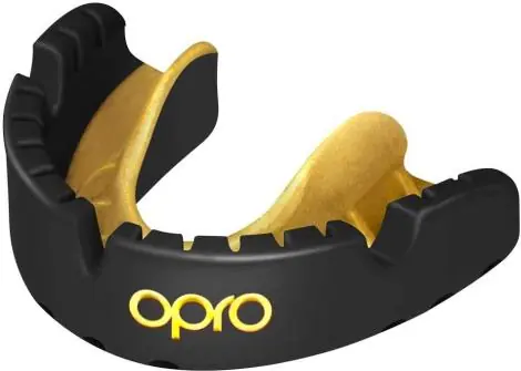 Výprodej Chránič zubů OPRO GOLD BRACES černo-zlatá