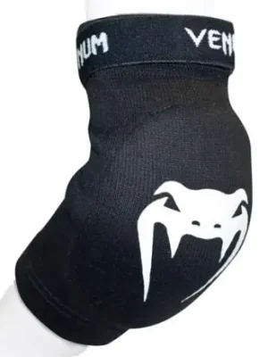 Novinka Bandáže na loket VENUM Kontact Elbow Protector černé/bílé