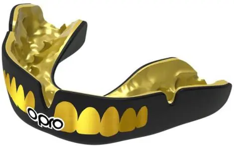Časově Omezené Chránič zubů OPRO INSTANT CUSTOM FIT TEETH černo-zlatá