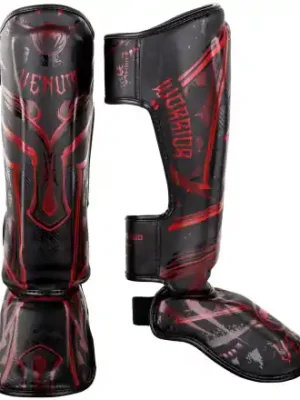 Chrániče holení a nártu VENUM Gladiator 3.0 černé/červené Zlevněný