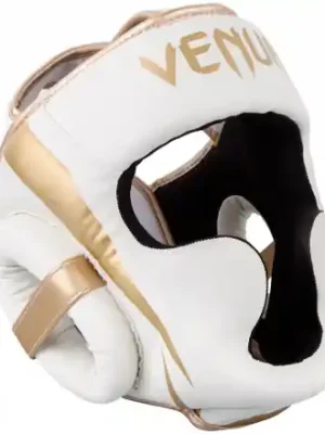 Chránič hlavy VENUM Elite bílý/zlatý Bezpečná Platba