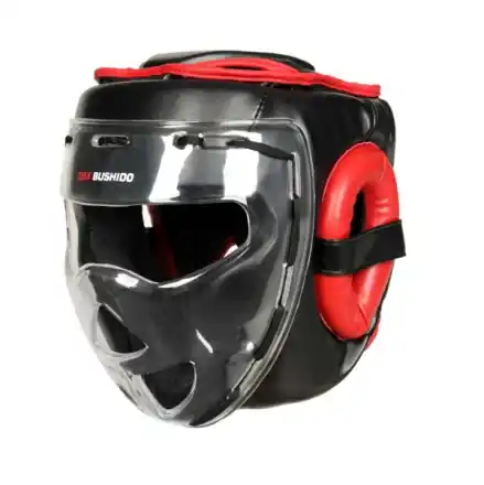 Boxerská přilba s mřížkou ARH-2180 DBX BUSHIDO Sezónní Sleva