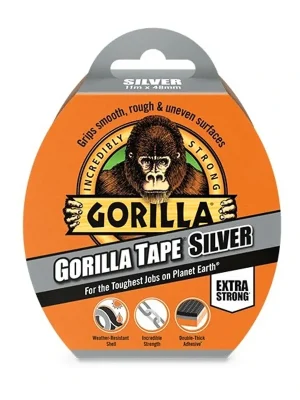 Lepící páska Gorilla Tape Extra strong 48 mm x 11 m silver Ověřený