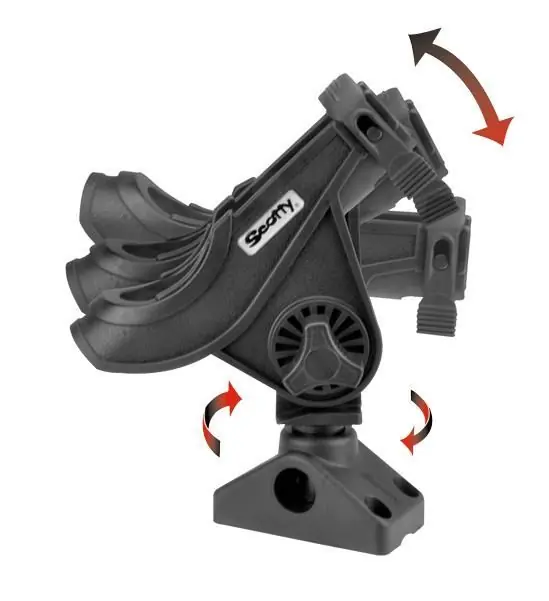 Scotty 280 Baitcaster/Spinning rod holder-otočný držák prutu Jen Po Omezenou Doba