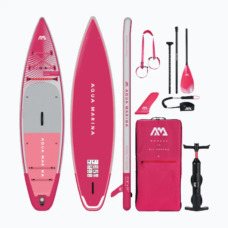 Akční Nabídka Paddleboard Aqua Marina Coral Touring 11,6 Raspberry 2025