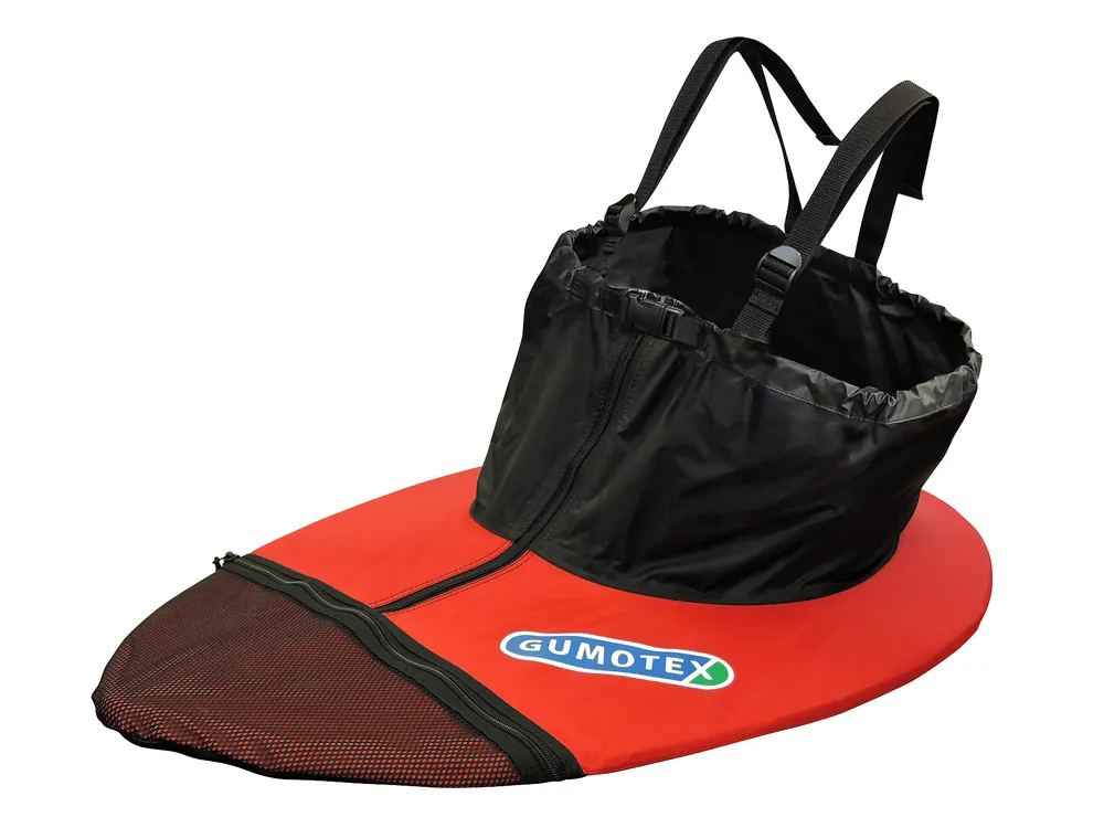 Gumotex špricdeka se zipem červená, zelená Horká Nabídka