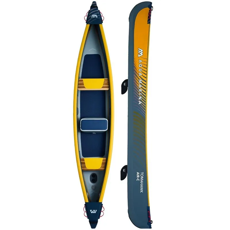 Vrácení Zdarma Nafukovací kánoe Aqua Marina Tomahawk Air-C 2-3 osoby