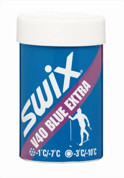 Expresní Doručení Vosk Swix V40 MODRÝ EXTRA Hardwax 45g stoupací