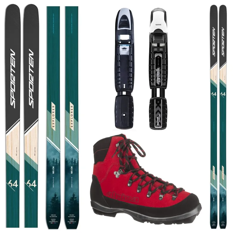 Backcountry set Sporten Explorer Skin s vázáním BC NNN + boty Alpina Wyoming 25/26 Sleva