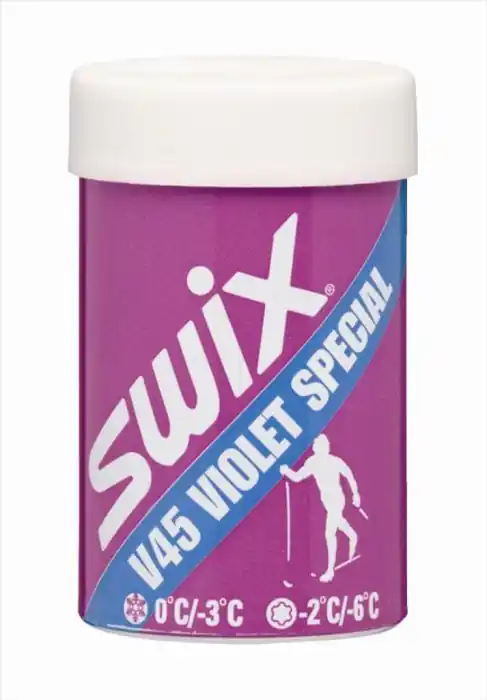 Vosk Swix V45 FIALOVÝ SPECIAL Hardwax 45g stoupací Nová Kolekce