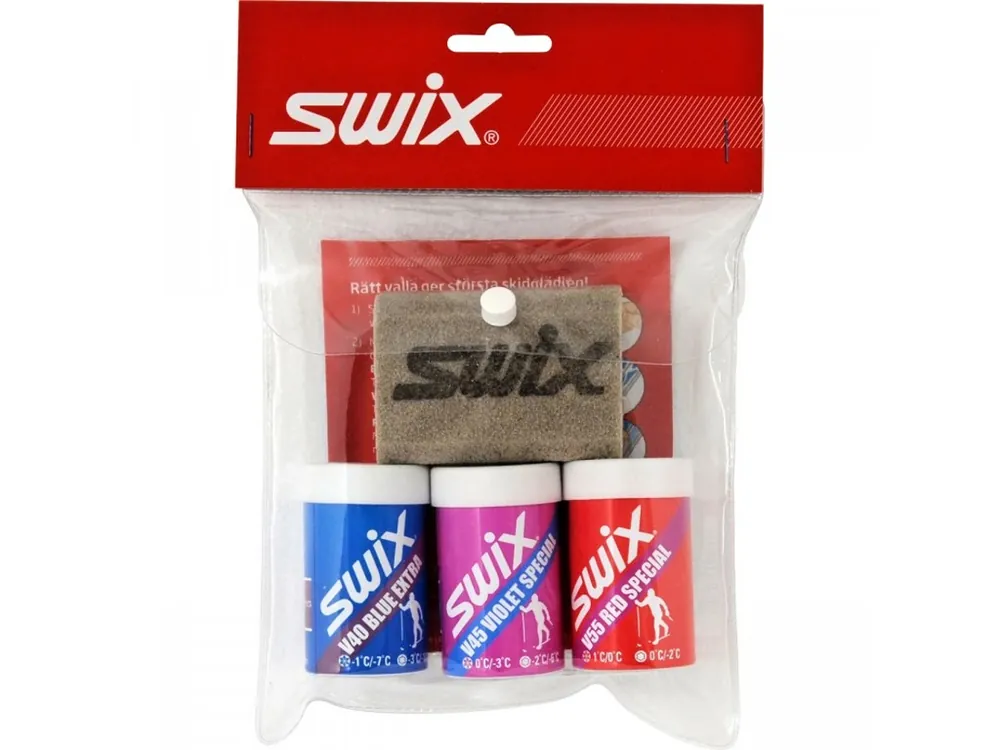 Časově Omezené Swix P0019 sada vosků V40, V45, V55, T10
