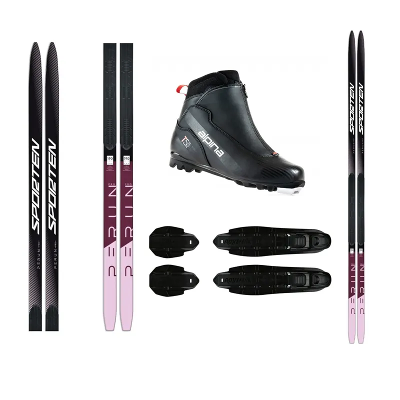 Dámský běžecký set Sporten Perun PRO skin W s vázáním NNN + boty Alpina T5 Plus 25/26 Originální