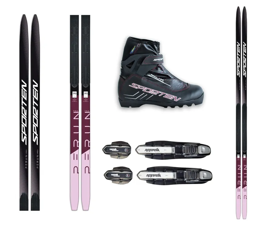 Výhodná Nabídka Dámský běžecký set Sporten Perun Pro Skin s vázáním NNN + boty Sporten Perun Women 25/26