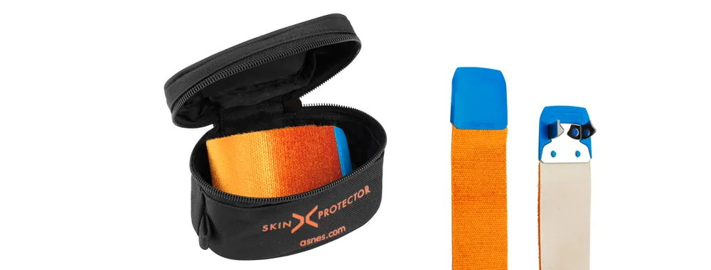 Speciální Cena Stoupací pásy Asnes X-Skin 45mm Nylon na back country běžky