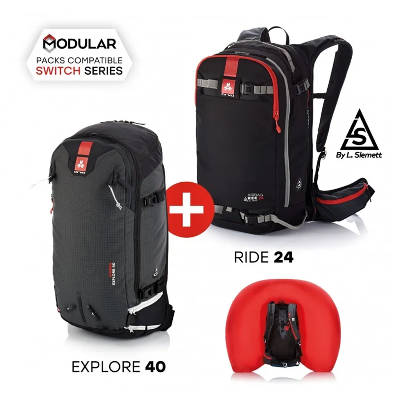 Lavinový batoh Arva Extreme Bundle Ride 24 + Explore 40, 2 batohy za jednu cenu Oblíbený