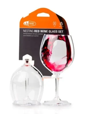 Sada skleniček GSI Nesting Red Wine Glass Set Expresní Doručení