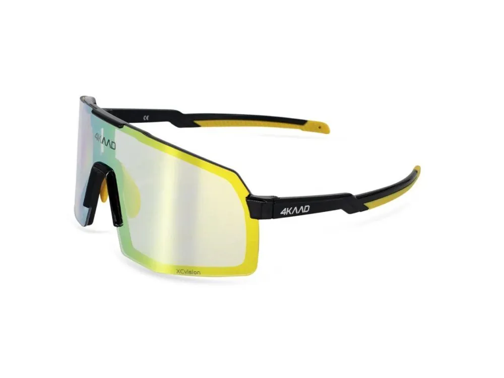 Sleva Fotochromatické brýle 4KAAD BEAT RACE - Black Yellow, Gold Mirror