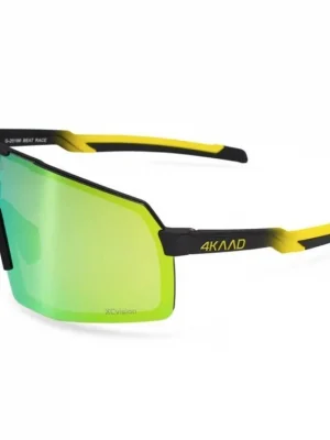 4KAAD BEAT RACE Sportovní Brýle - Black Yellow, Gold Revo Cenová Bomba