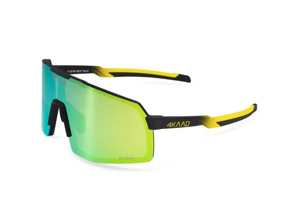4KAAD BEAT RACE Sportovní Brýle - Black Yellow, Gold Revo Cenová Bomba