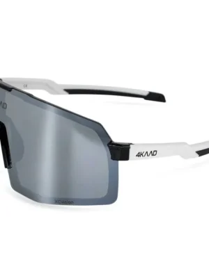 Přímo Od Výrobce Brýle 4KAAD BEAT RACE - Shiny White, Silver Mirror