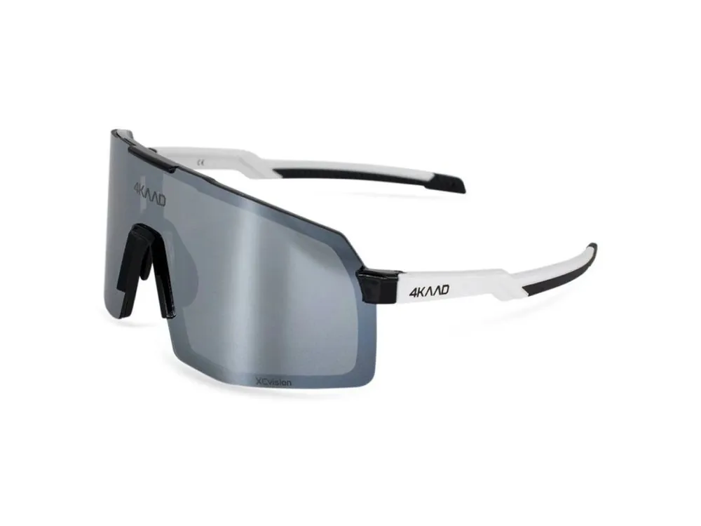 Přímo Od Výrobce Brýle 4KAAD BEAT RACE - Shiny White, Silver Mirror