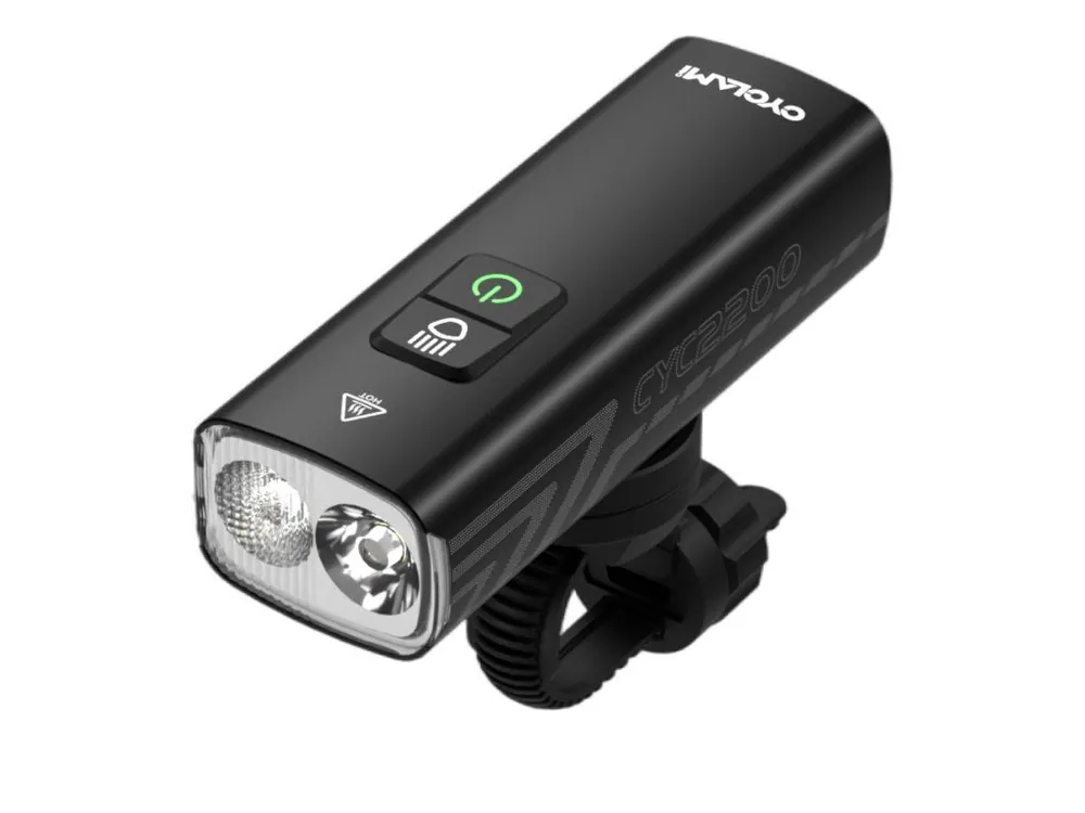 Koupit Online CYCLAMI CYC2200 - Výkonné přední světlo s powerbankou 2200 lm