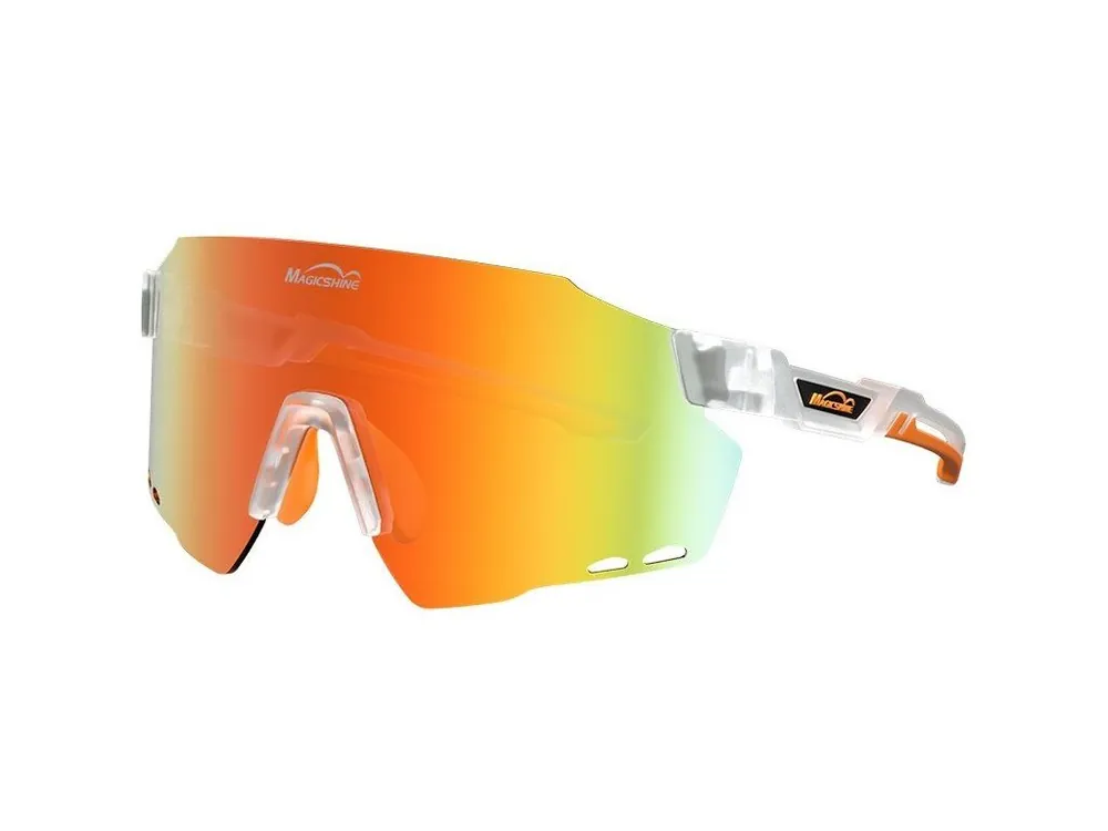 Omezená Nabídka Brýle MAGICSHINE WINDBREAKER Polarizační, bílo/oranžové