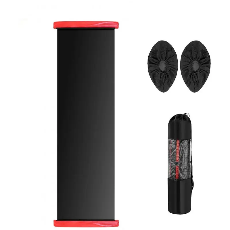 Novinka Posilovací podložka SLIDER BOARD SEDCO 200x50 cm, červená/černá