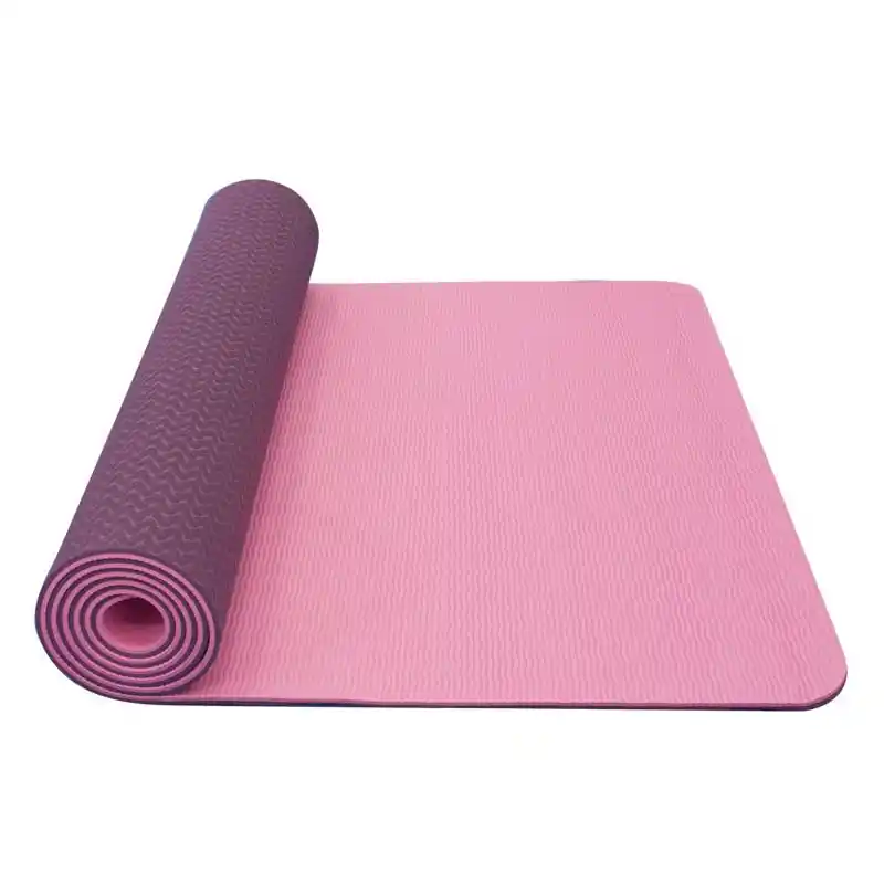 YATE Yoga Mat dvouvrstvá, materiál TPE růžová/fialová Cenový Hit