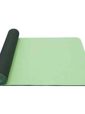 YATE Yoga Mat dvouvrstvá, materiál TPE sv.zelená/tm.zelená Bezpečná Platba