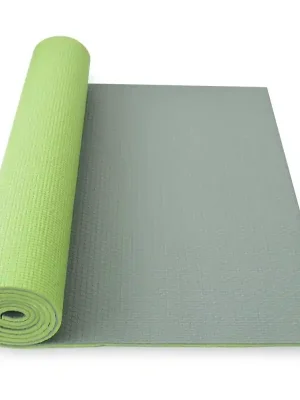 YATE Yoga Mat dvouvrstvá zelená/šedá Časově Omezené