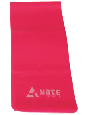 YATE FIT BAND 25mx15cm středně tuhý/červený Výhodná Nabídka