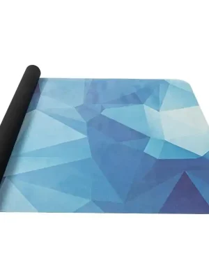 YATE Yoga mat přírodní guma, vzor K, 1 mm - modrá krystal Finální Výprodej