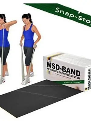 Časově Omezené MSD BAND MSD-BAND Cvičební pás, 5.5m speciálně tuhý, černý (krabička)