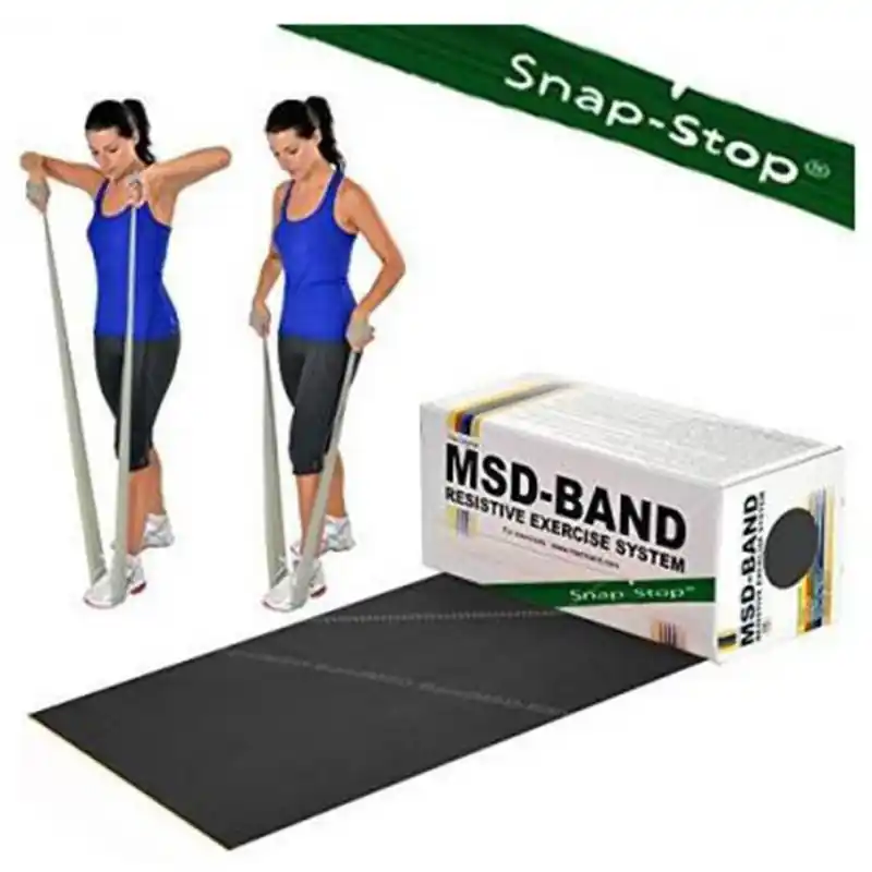 Časově Omezené MSD BAND MSD-BAND Cvičební pás, 5.5m speciálně tuhý, černý (krabička)