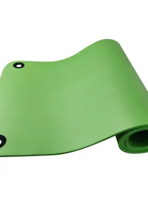 YATE Podložka fitness NBR s dvěma otvory na zavěšení 183×61×1cm- zelená Cenový Hit