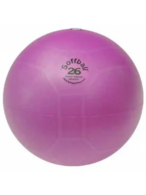 LEDRAGOMMA TONKEY SOFFBALL Maxafe míč  26 cm  fialová Ověřený