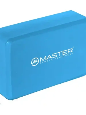 Originální Jóga kostka MASTER Yoga Block 23 x 15 x 7,5 cm - modrá