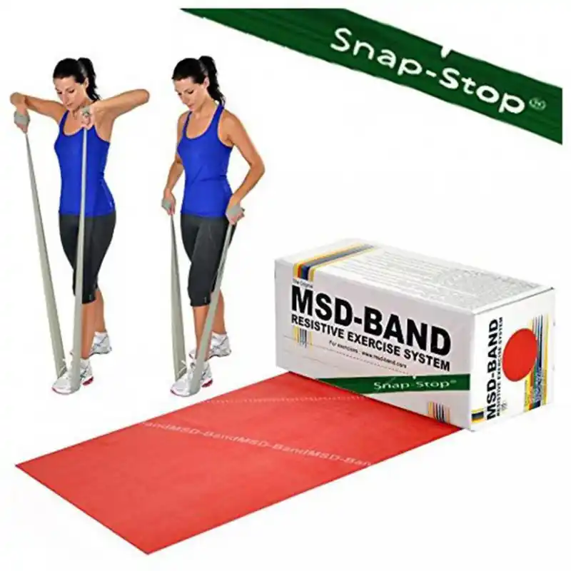 Novinka MSD BAND MSD-BAND Cvičební pás, 5.5m střední, červený (krabička)