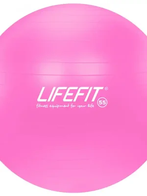 Přímo Od Výrobce Gymnastický míč LIFEFIT® ANTI-BURST 55 cm, růžový