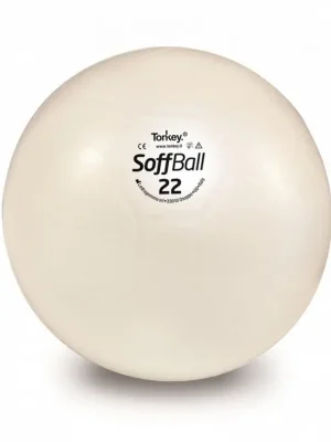 Hit Sezóny LEDRAGOMMA TONKEY SOFFBALL Maxafe míč 22 cm, smetanová