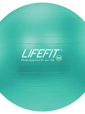 Gymnastický míč LIFEFIT® ANTI-BURST 55 cm, tyrkysový Výhodná Nabídka