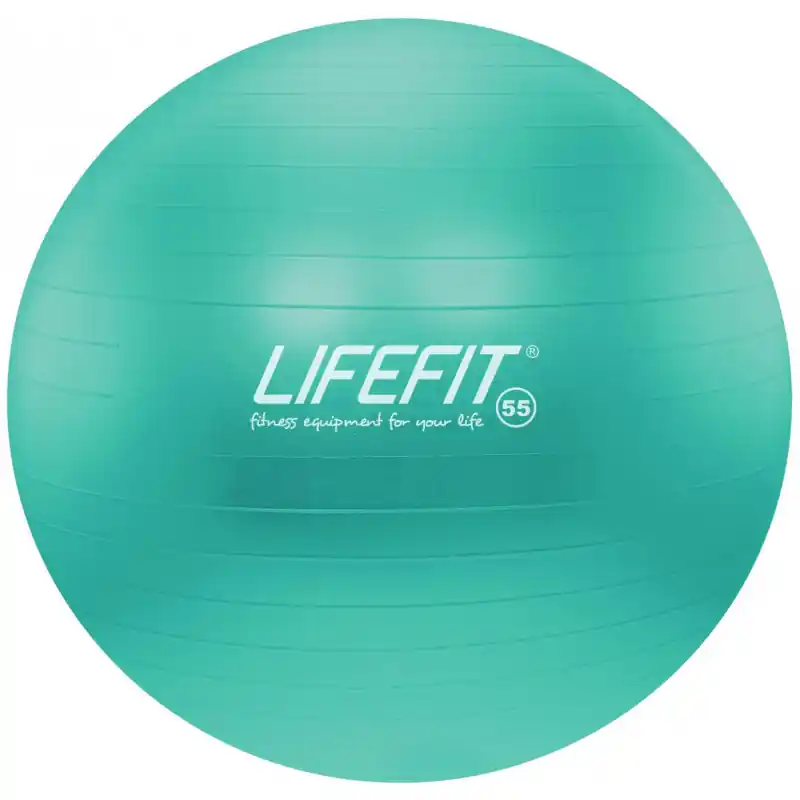 Gymnastický míč LIFEFIT® ANTI-BURST 55 cm, tyrkysový Výhodná Nabídka